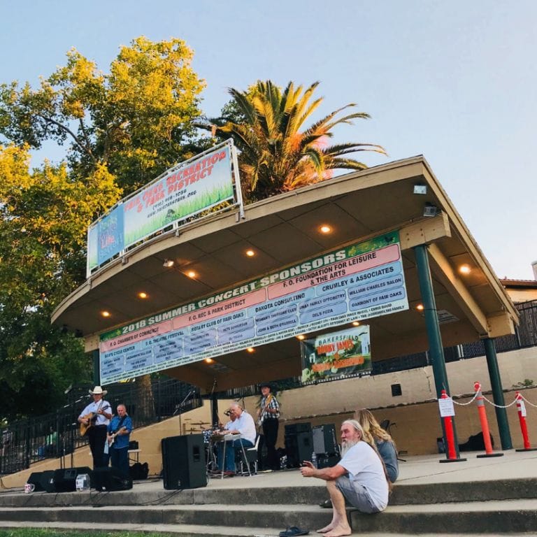 Concert in Fair Oaks Village Park