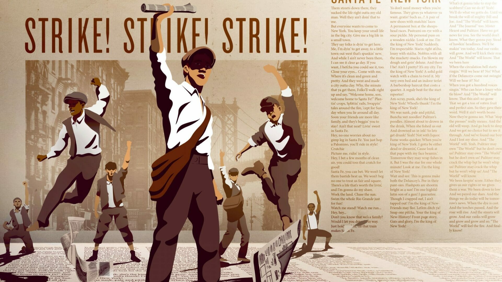 Broadway Sacramento Music Circus Newsies Broadway Sacramento Music Circus Newsies