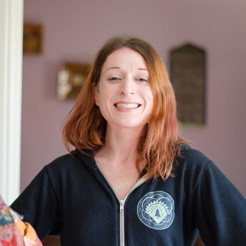 woman smiling