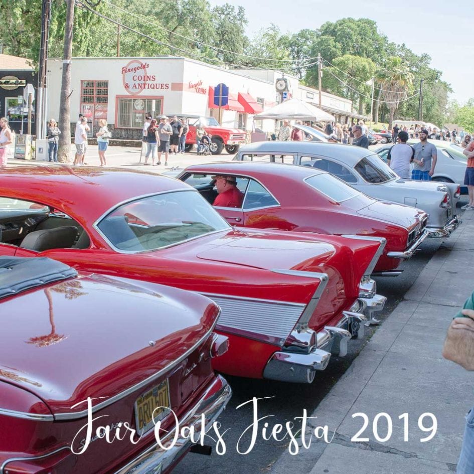 row of classic cars