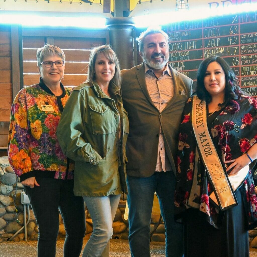 congressman ami bera with fair oaks chamber of commerce president and honorary mayor and director