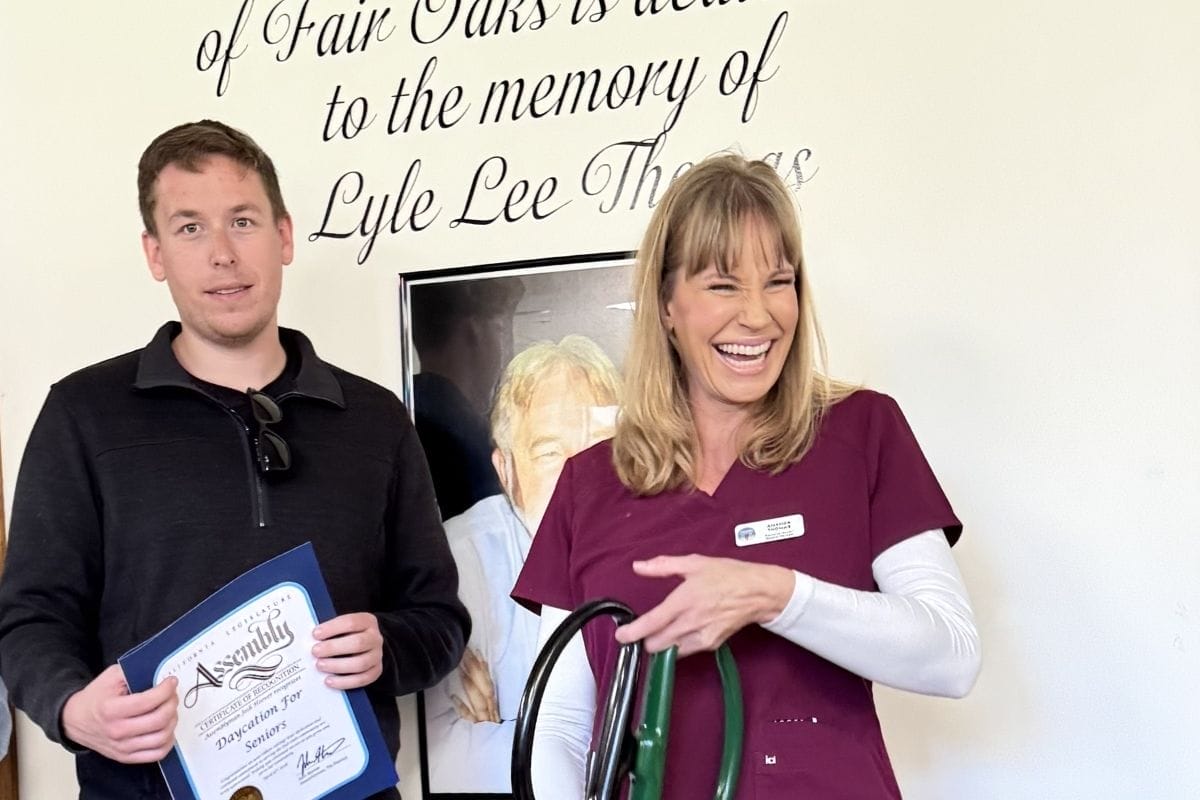 ribbon cutting at daycation fair oaks